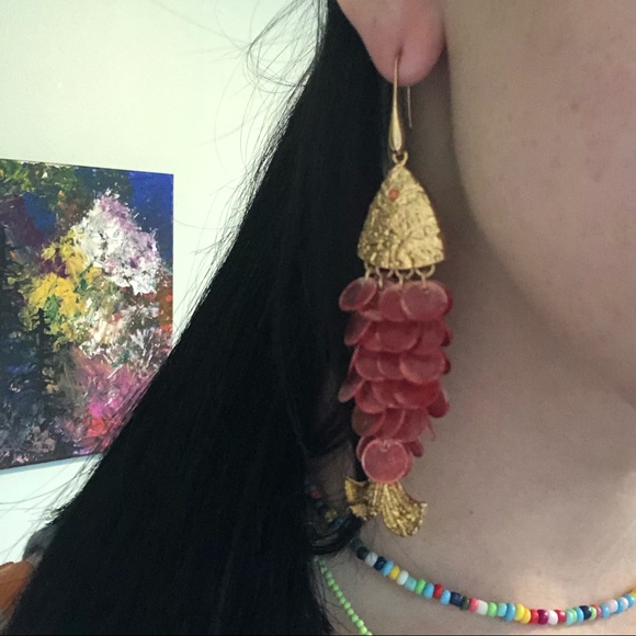 Koi Fish earrings - Picture 2 of 2